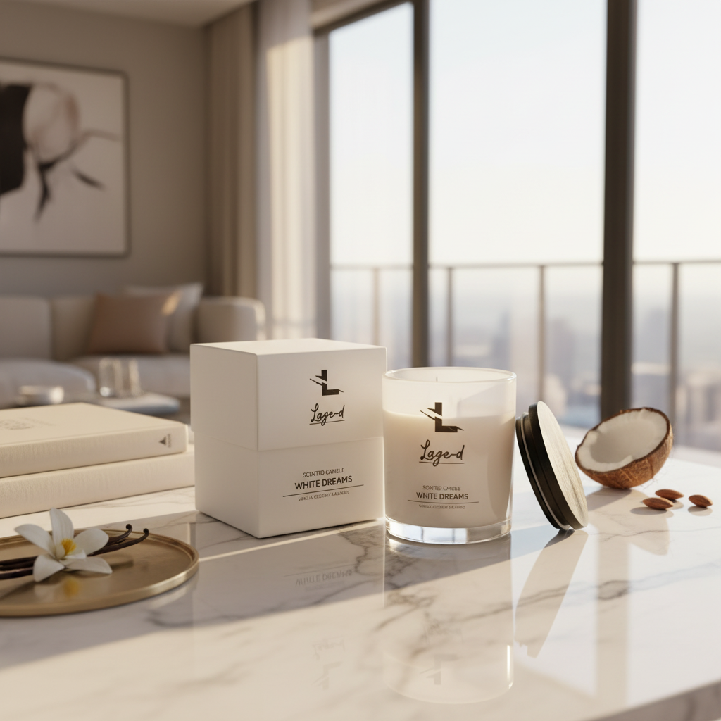 LAZE-D WHITE DREAMS Duftkerze 300g