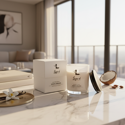 LAZE-D WHITE DREAMS Duftkerze 300g